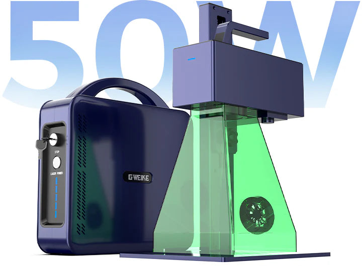 Gweike G2 Max 50W Fiber Laser Engraver Headline image