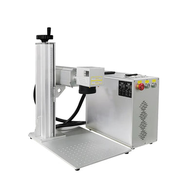Haotian JPT MOPA Split Fiber Laser Engraver front left side view