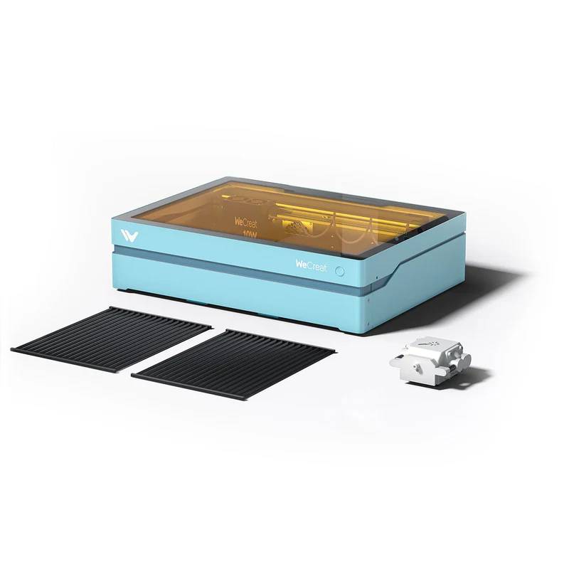 WeCreat Vista FlipLaser Engraver and Cutter - 10W sapphire blue