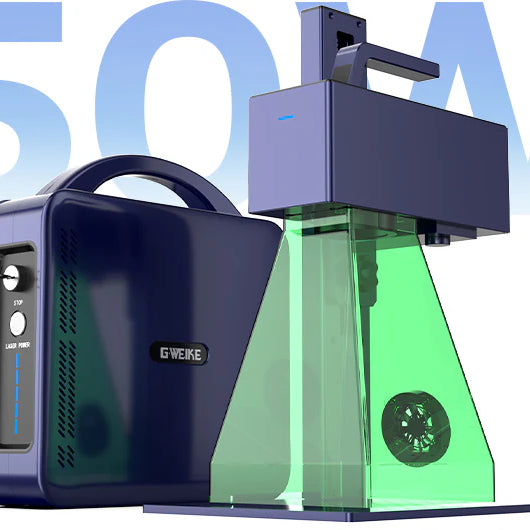 Gweike G2 Max 50W Fiber Laser Engraver Headline image