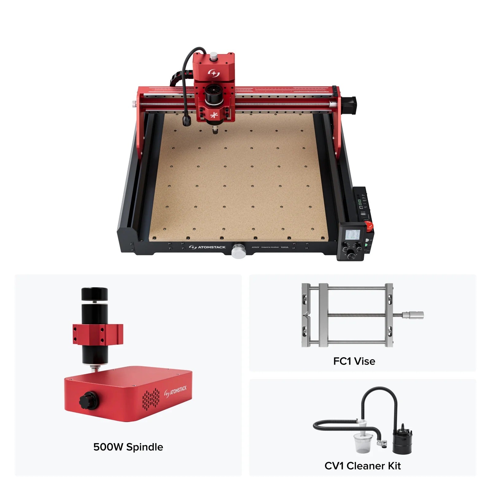 Atomstack C4 Pro CNC Router C4 Pro 500W Spindle FC1 CV1