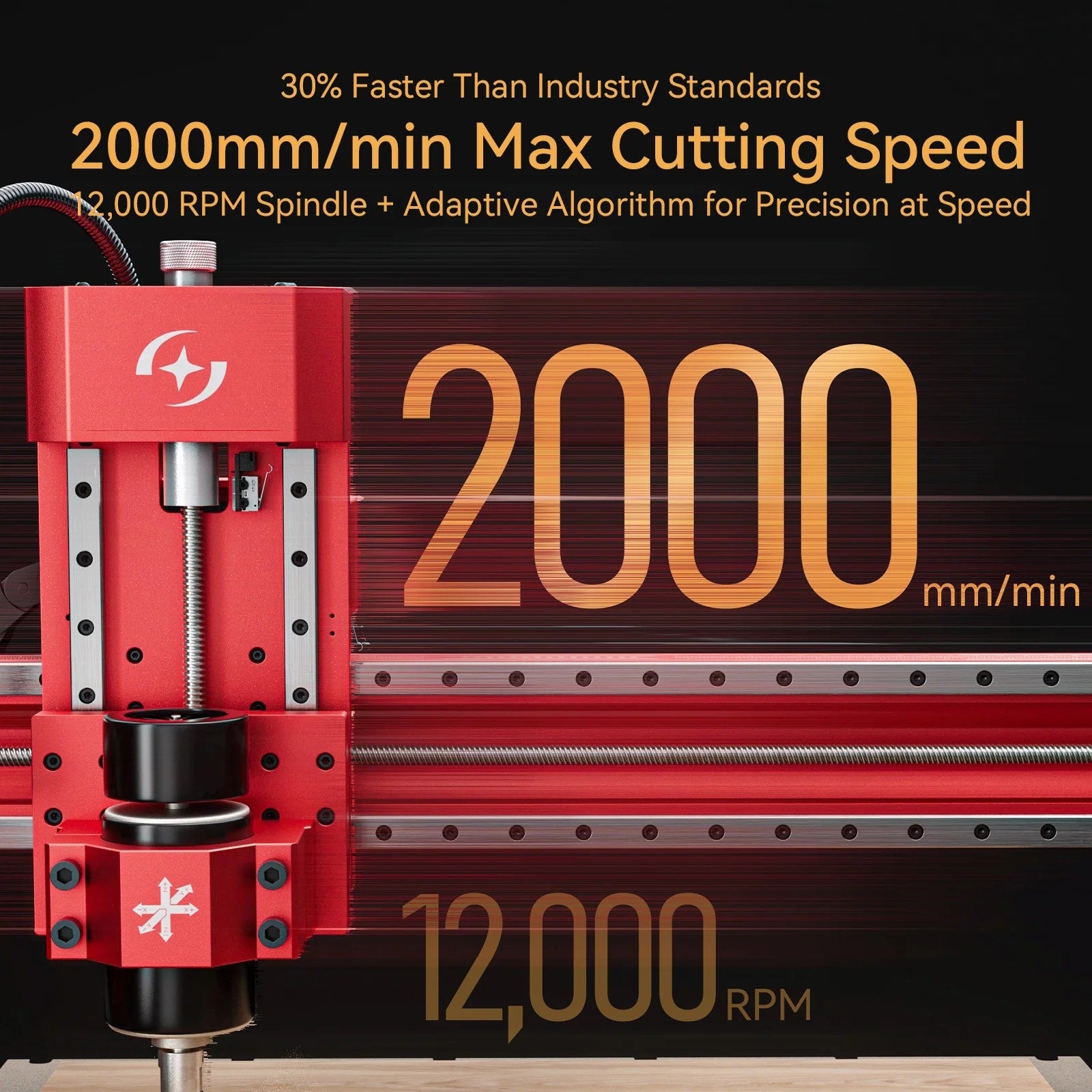 Atomstack C4 Pro CNC Router Cutting Speed
