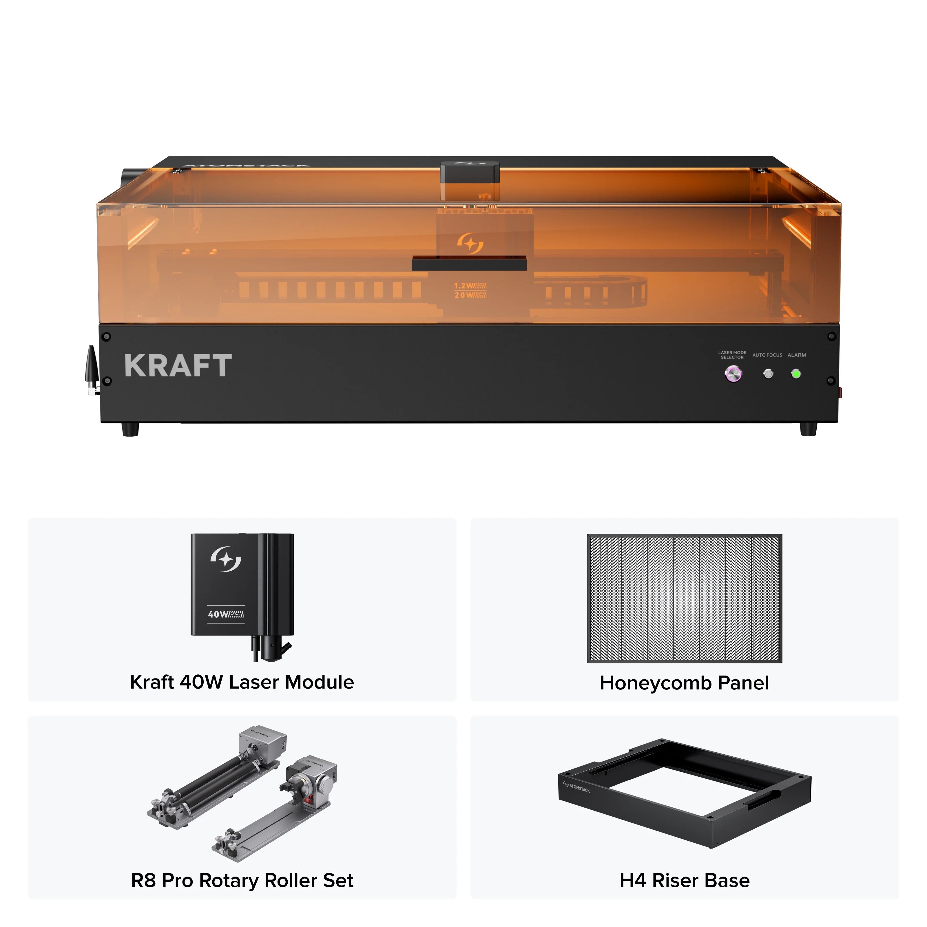 Atomstack Kraft Diode + IR Laser Engraver Laser Module R8 Pro H4
