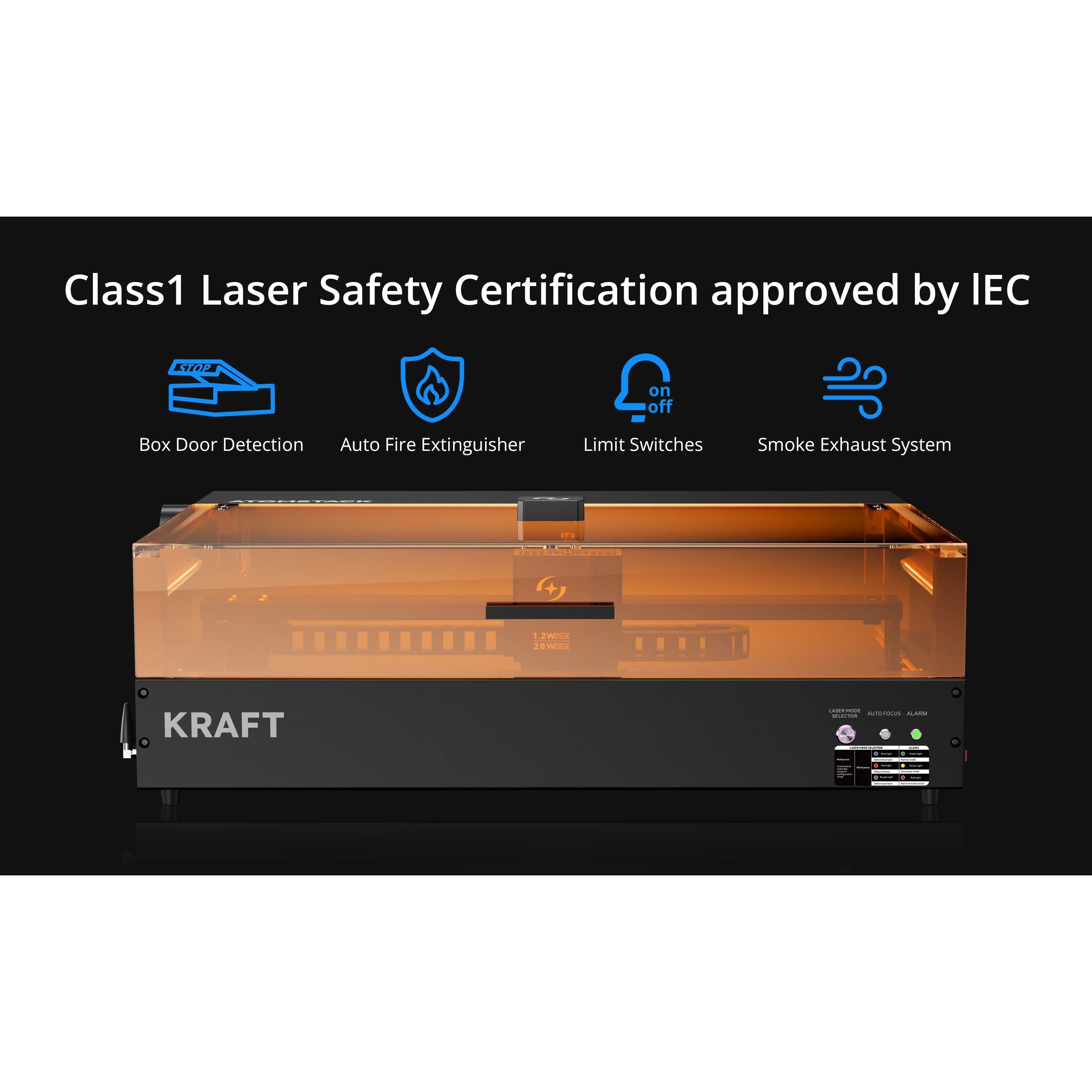 Atomstack Kraft Diode IR Laser Engraver Certification