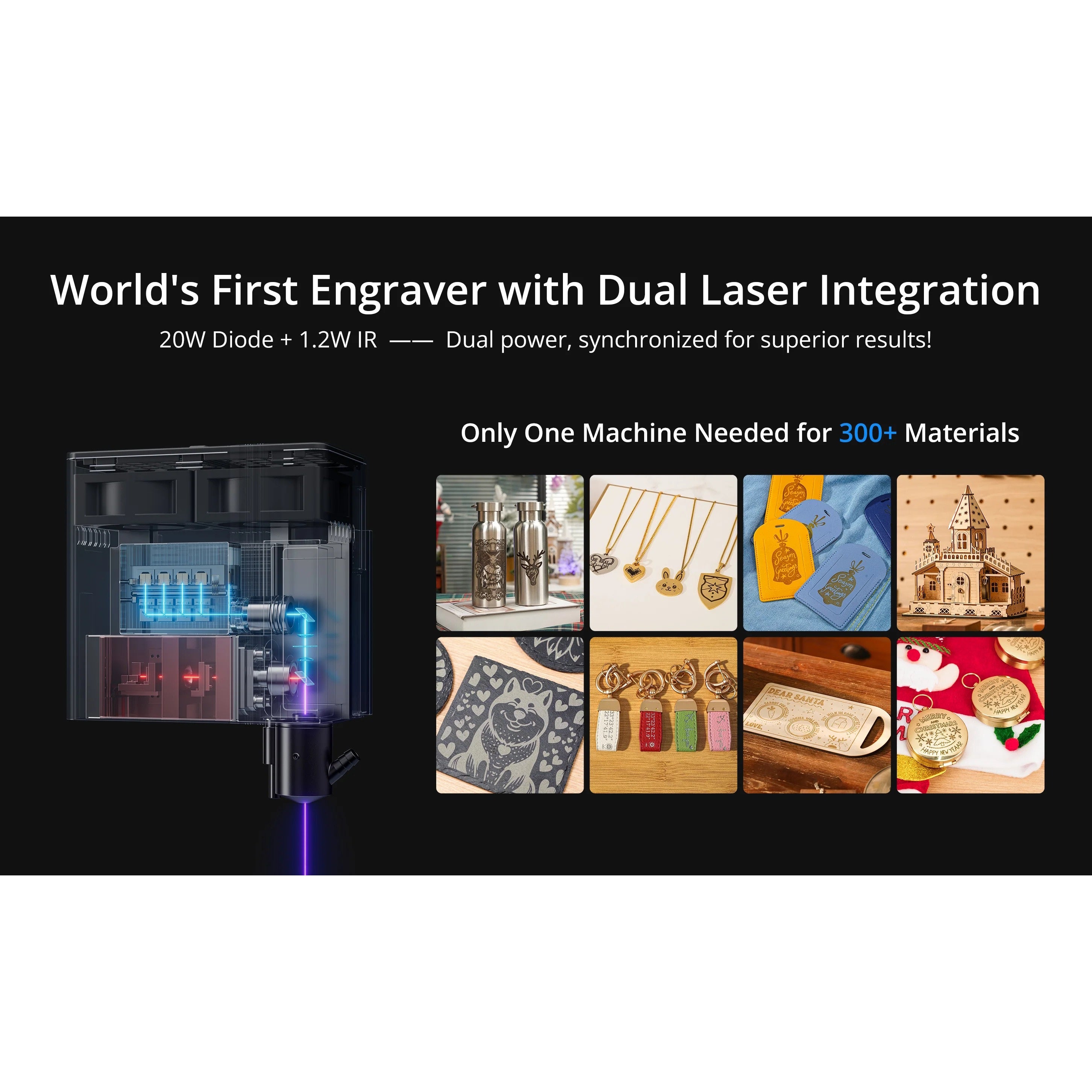 Atomstack Kraft Diode IR Laser Engraver Materials