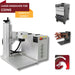 Laser engraver for guns complete bundle with machine and accessories on a white background