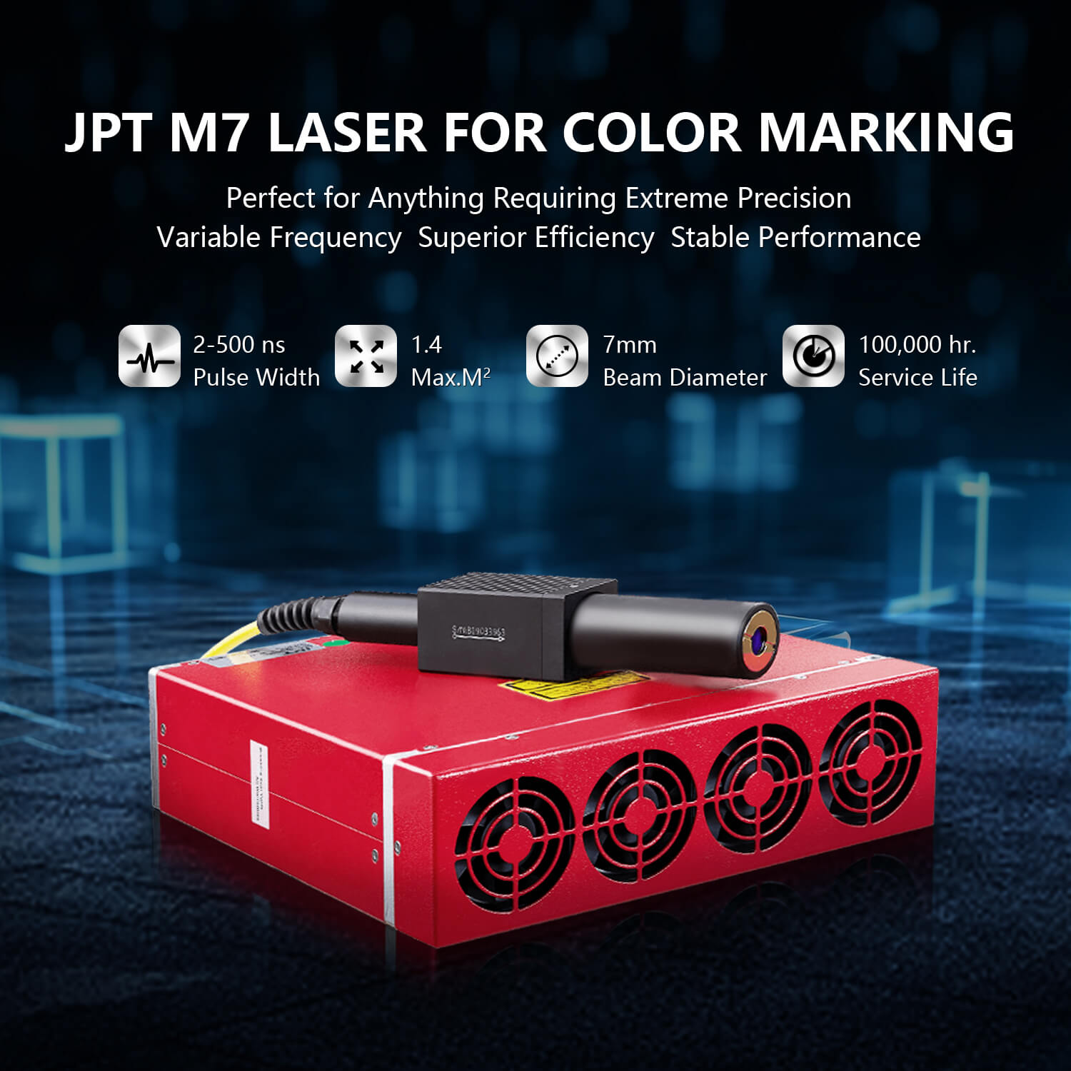 ComMarker B4 JPT MOPA Fiber Laser Engraver Color Marking