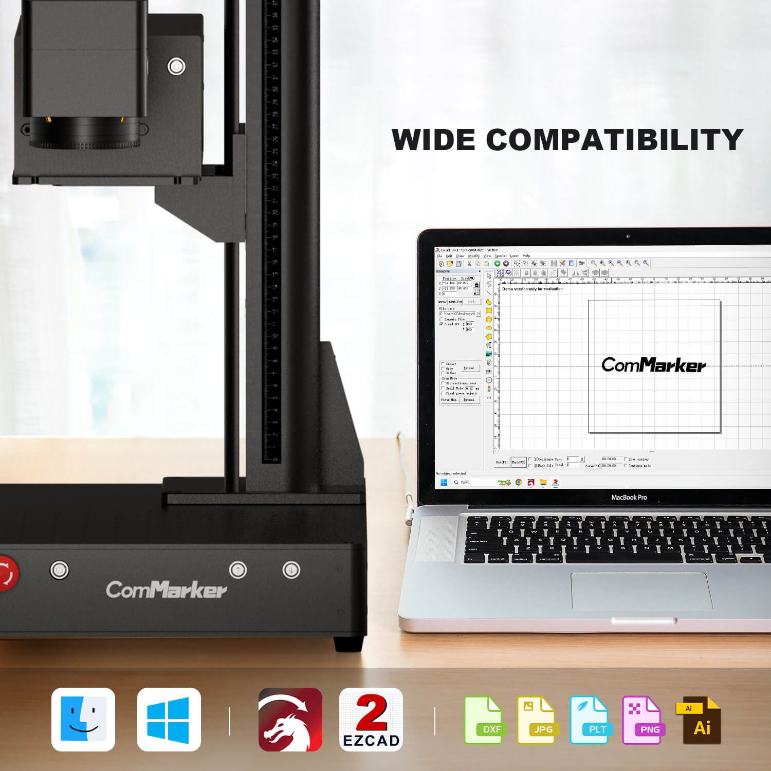 ComMarker Omni 1 UV Laser Engraver Compatibility