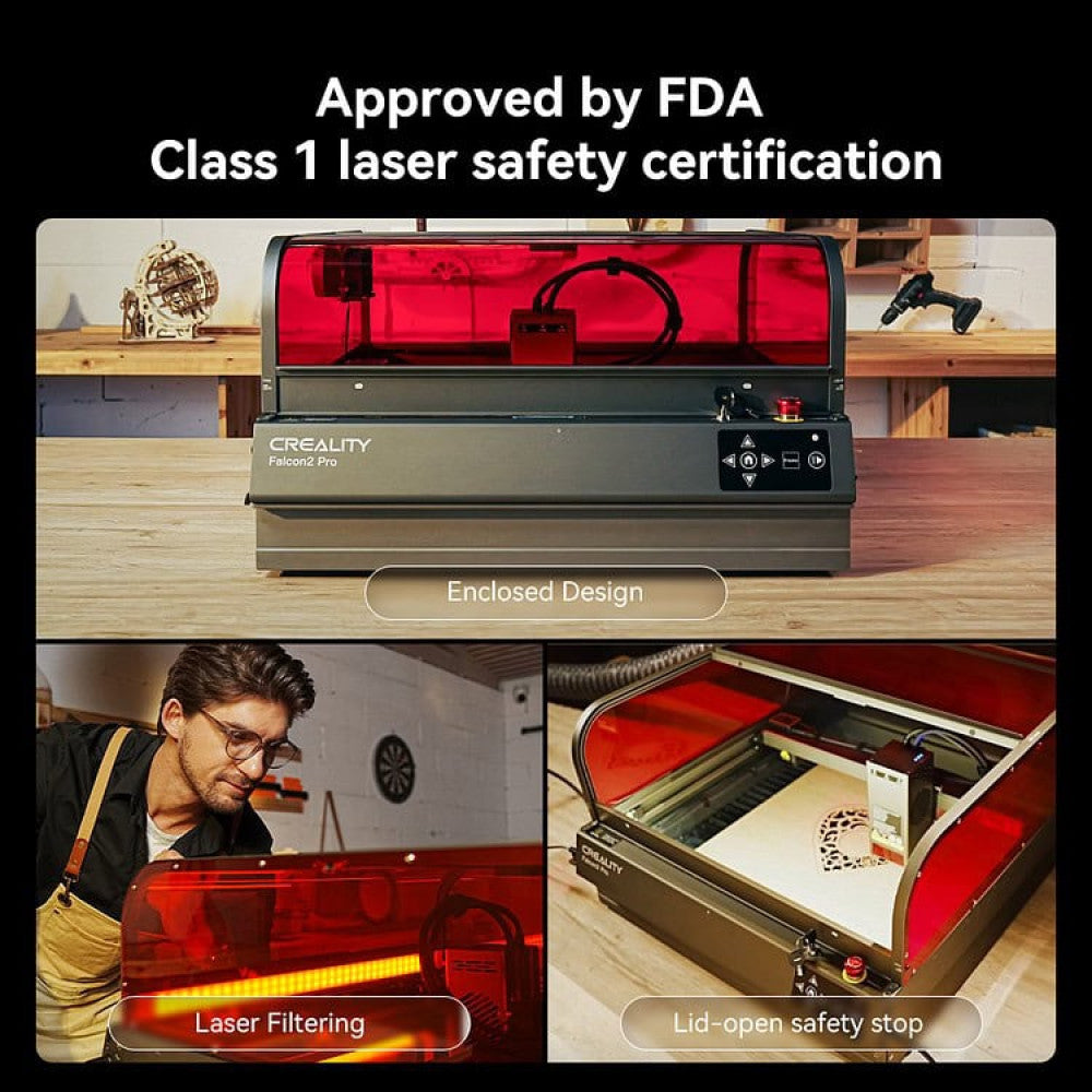 Creality Falcon2 Pro 60W Enclosed Laser Engraver & Cutter Design