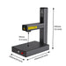 EM-Smart Nova 25W Portable Fiber Laser Engraver dimesnion