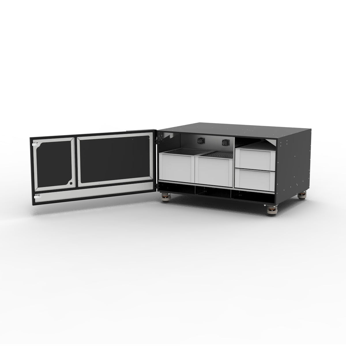 Filtrabox Base Laser Fume Extractor Side View