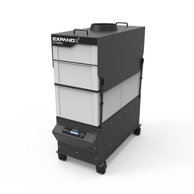 Filtrabox Expand X-2 Laser Fume Extractor side on view