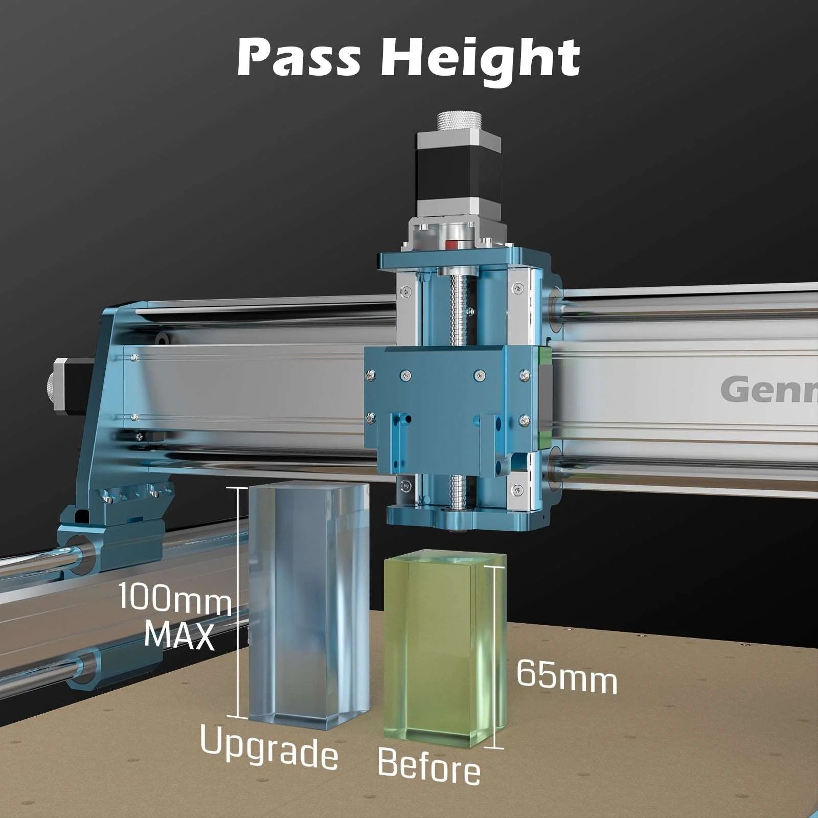 Genmitsu4040 PROMAXCNC Router Machine Height