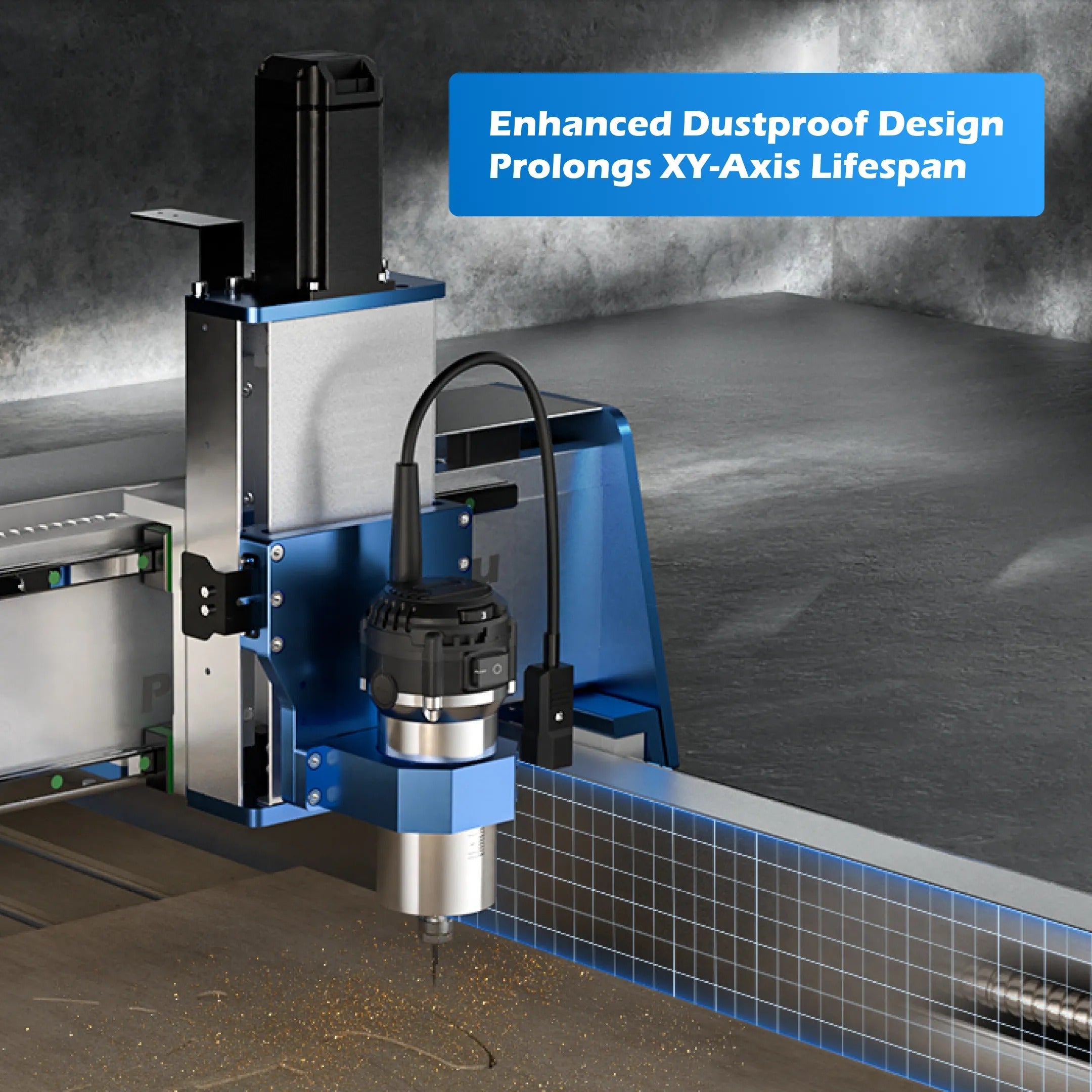 Genmitsu PROVerXL 2X2 CNC Router Dustproof Design