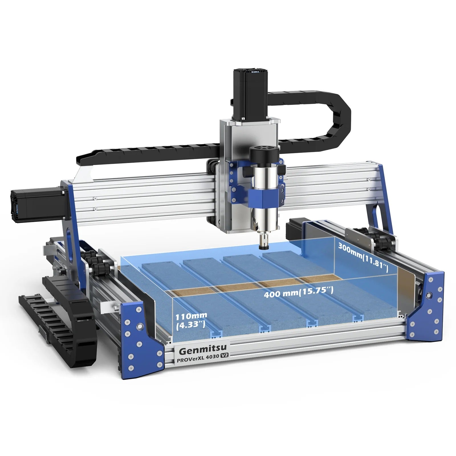 Genmitsu PROVerXL 4030 V2 Desktop CNC Router Working Area