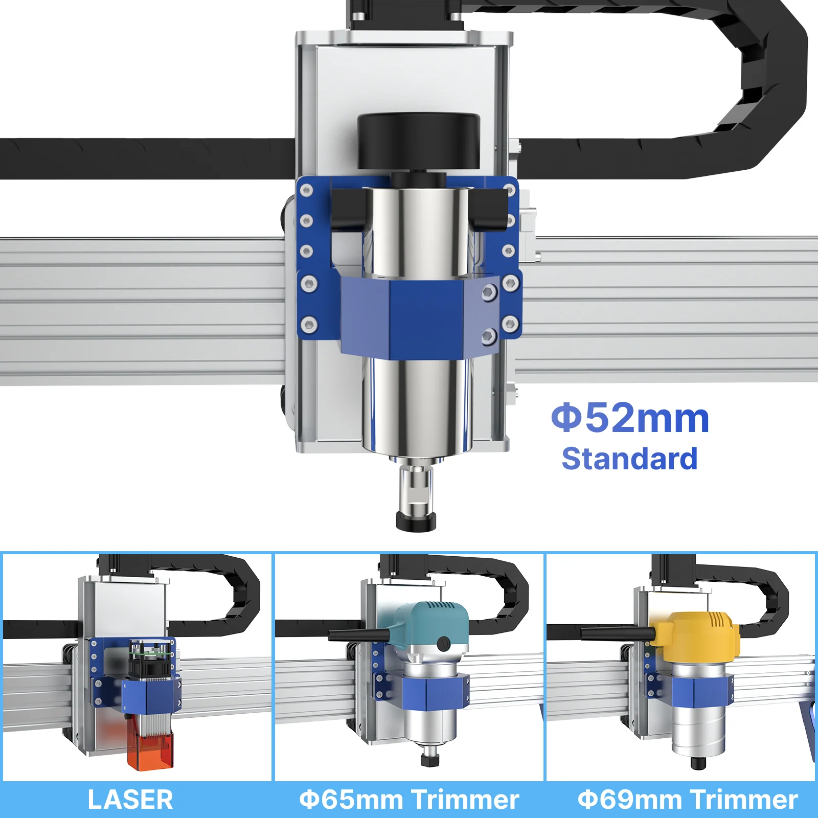 Genmitsu PROVerXL 4030 V2 Desktop CNC Router spindlemount