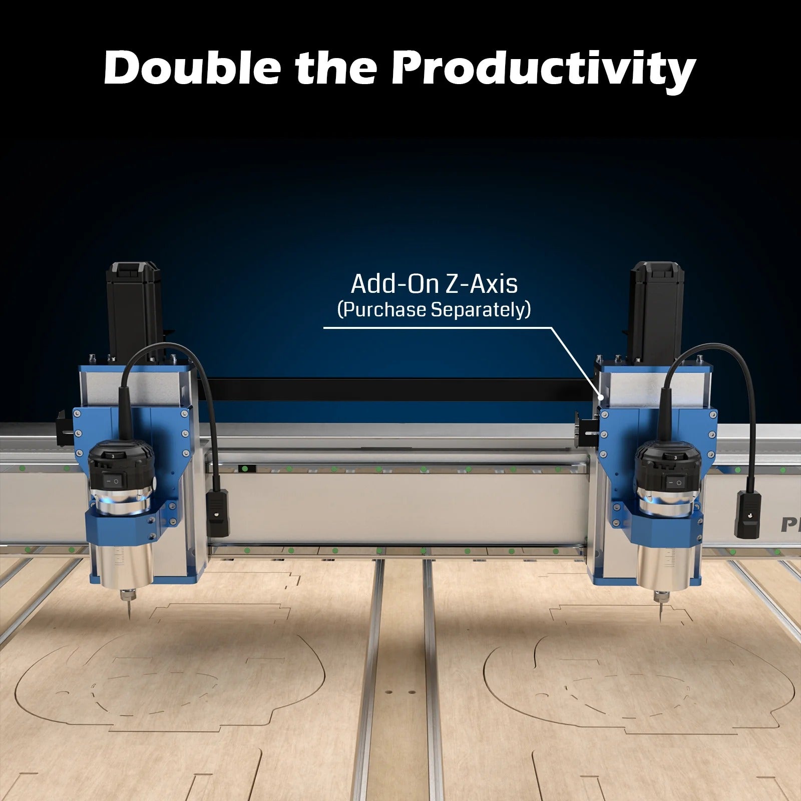 Genmitsu PROVerXL 4x4 CNC Router Double Productivity