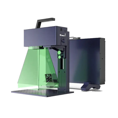 Gweike G2 20W Fiber Laser Engraver Side Profile With Cover On