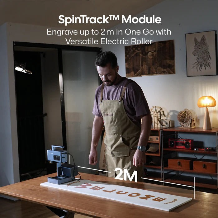 LaserPecker LP2 Plus 10W Diode Laser Engraver Electric roller