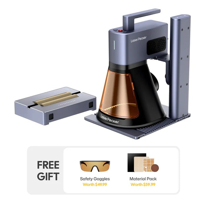 LaserPecker LP2 Plus 10W Diode Laser Engraver Including free gift 1