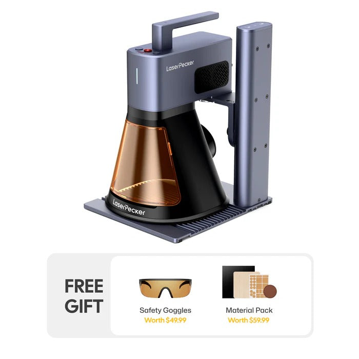 LaserPecker LP2 Plus 10W Diode Laser Engraver Including free gift