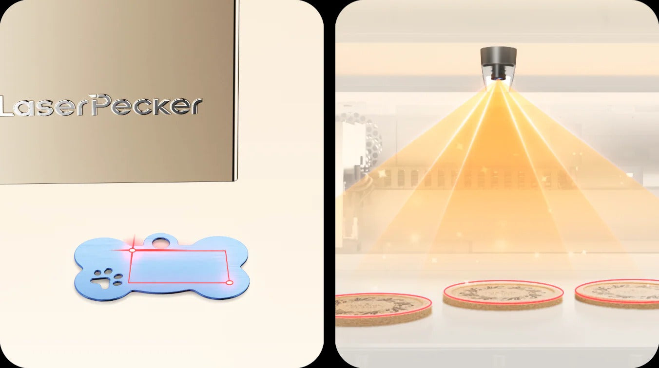 LaserPecker LX2 All-in-One Diode Laser Cutter Laser Power