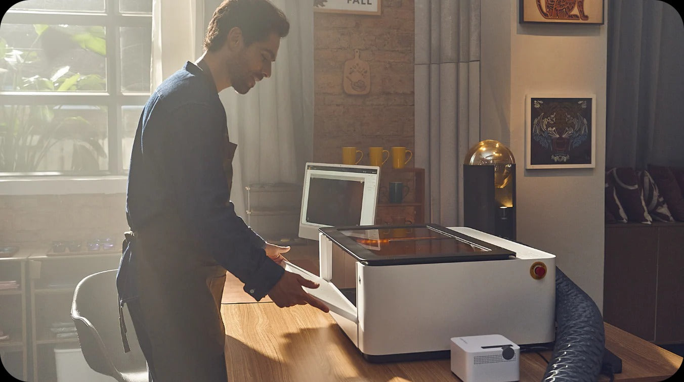 LaserPecker LX2 All-in-One Diode Laser Cutter Working on