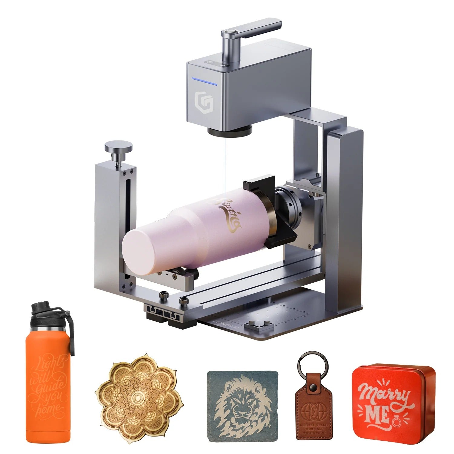 Longer Nano 12W Portable Diode Laser Engraver Sample