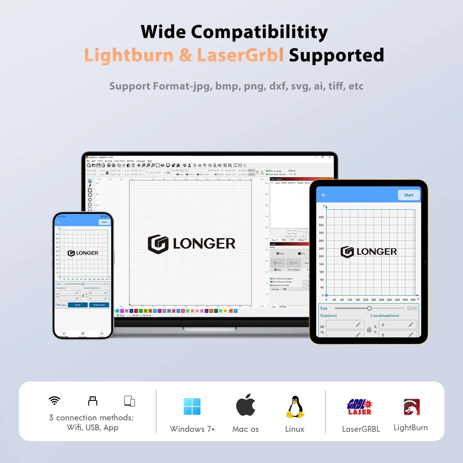 Longer Nano 12W Portable Diode Laser Engraver Software
