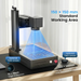 Monport GM 6W UV Laser Engraver Working Area