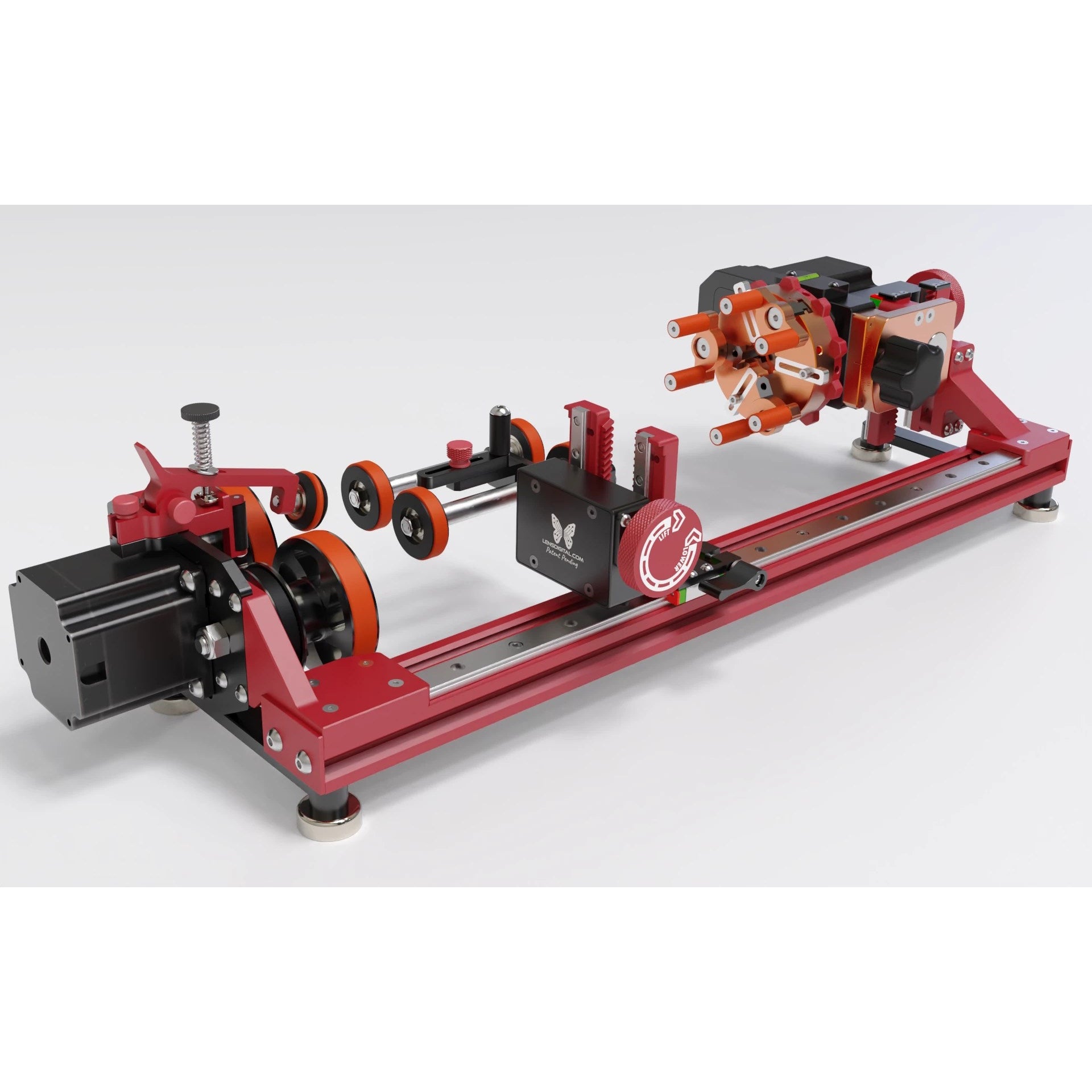 PiBurn OMNI 2 Combined Roller & Chuck Laser Rotary back view