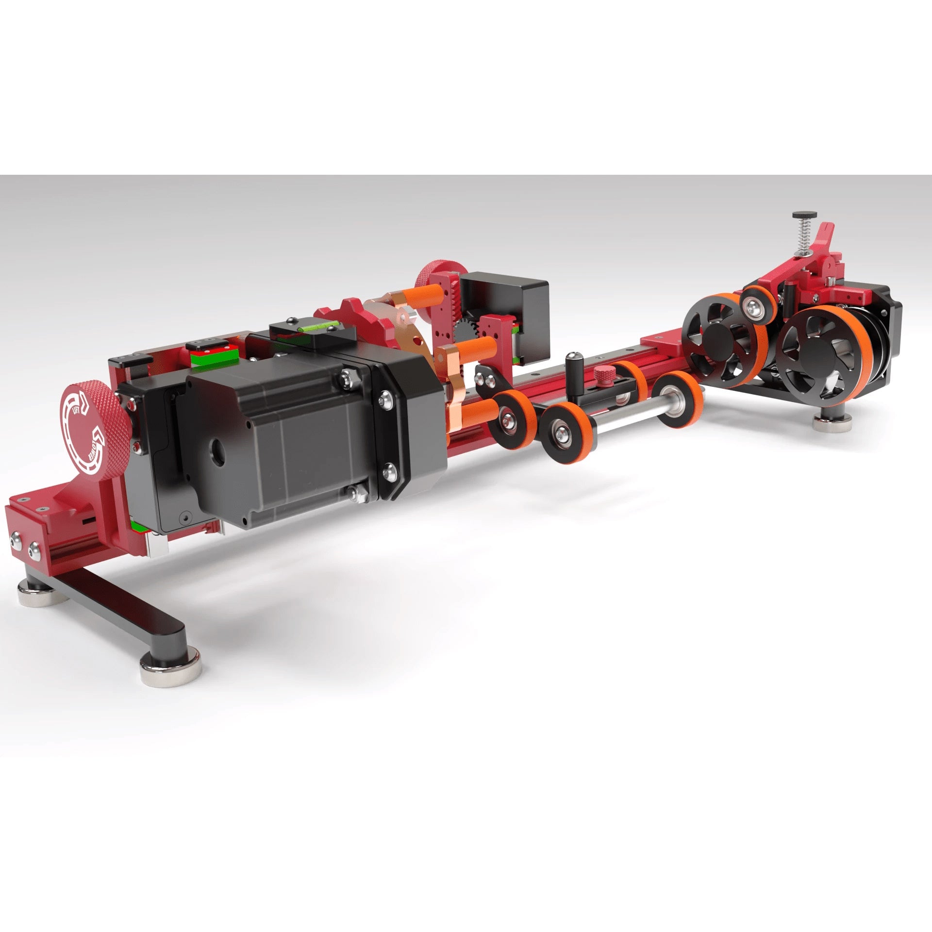PiBurn OMNI 2 Combined Roller & Chuck Laser Rotary rear view