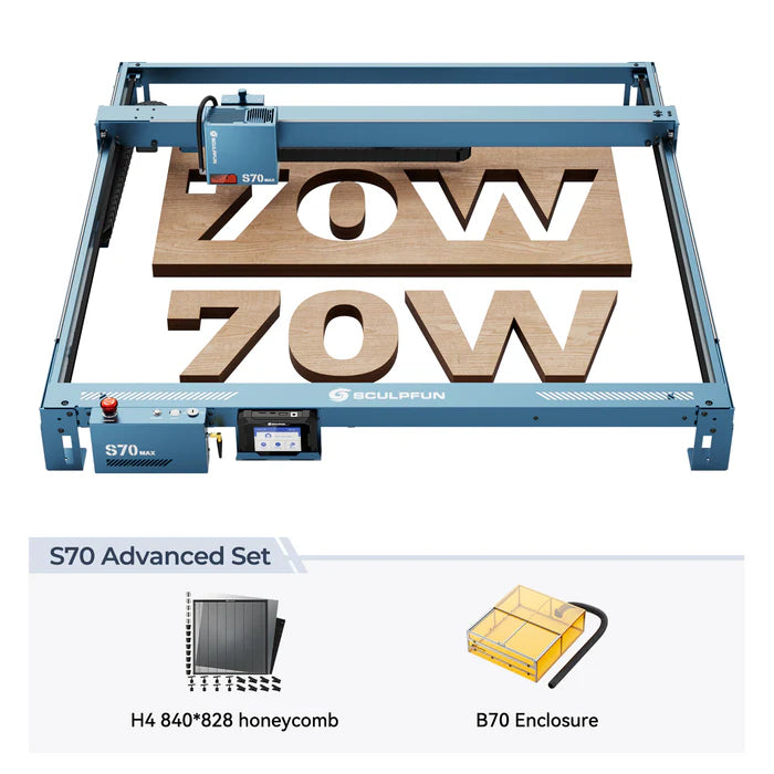 SCULPFUN S70 Max 70W Diode Laser Engraver
