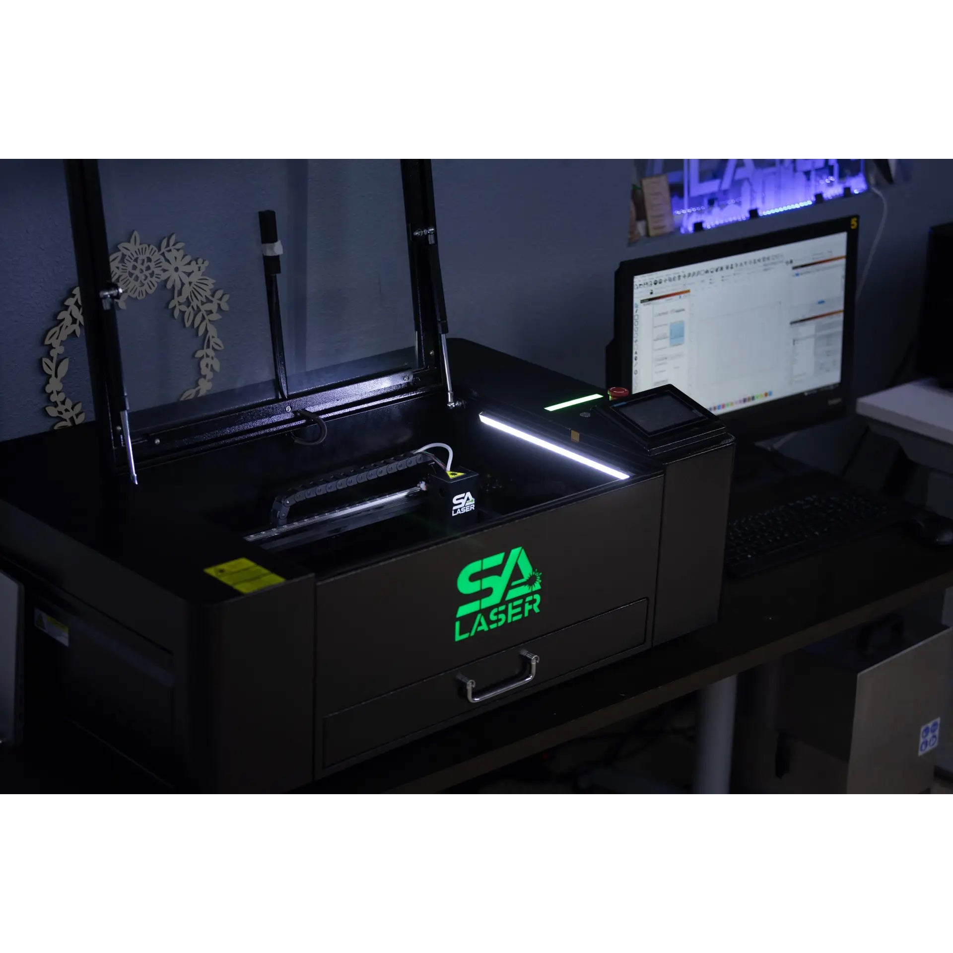 SA Laser Blade Desktop CO2 Laser Open