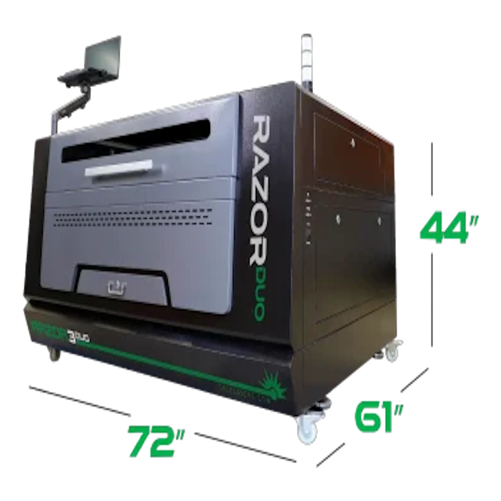 SA Laser Razor 3 Industrial CO2 Laser Dimensions