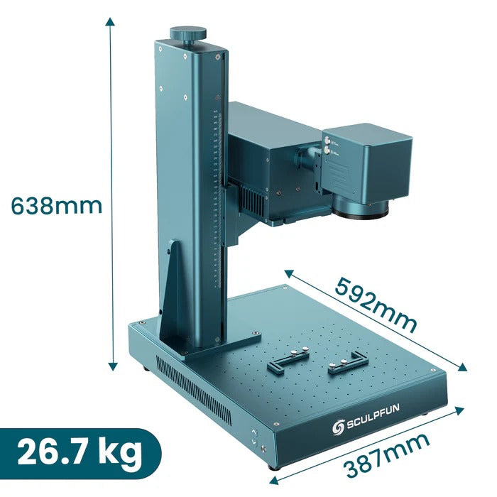 SCULPFUN V5 UV Laser Marking Machine Dimensions