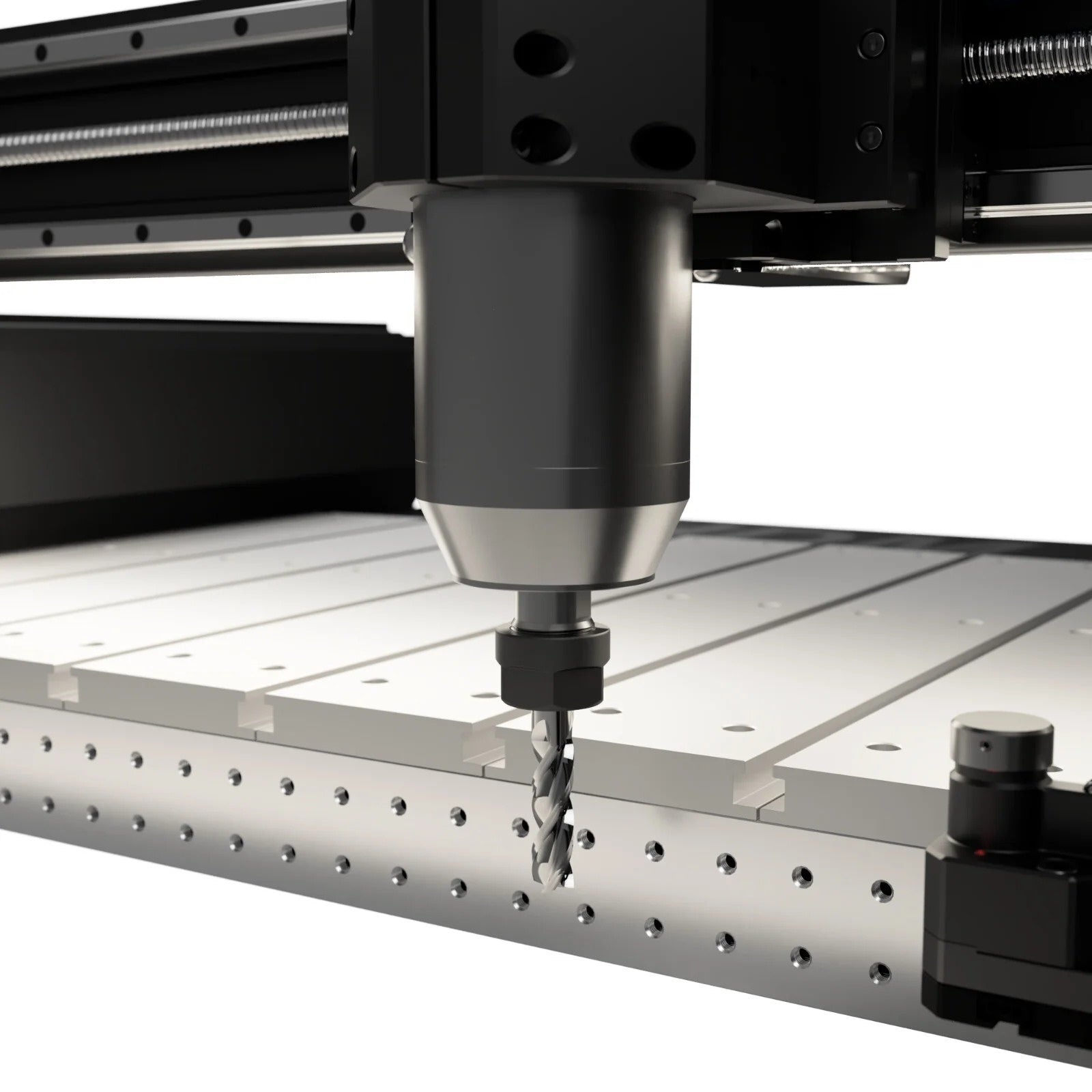 Shapeoko HDM CNC Router Closer View Spindle