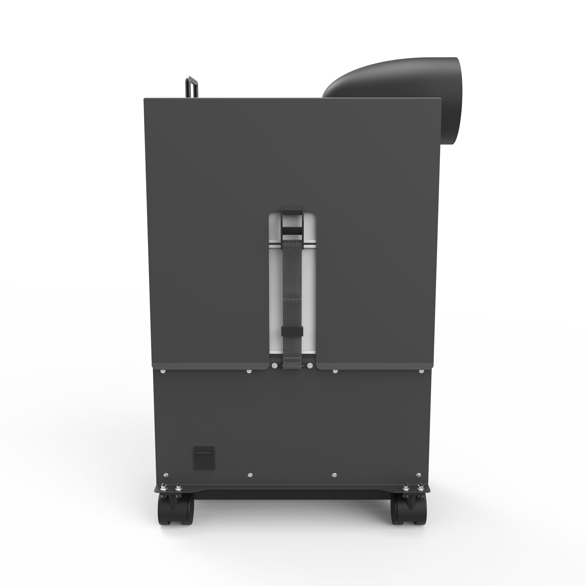 Side view of Filtrabox Micro Fume Extractor for Laser Engravers