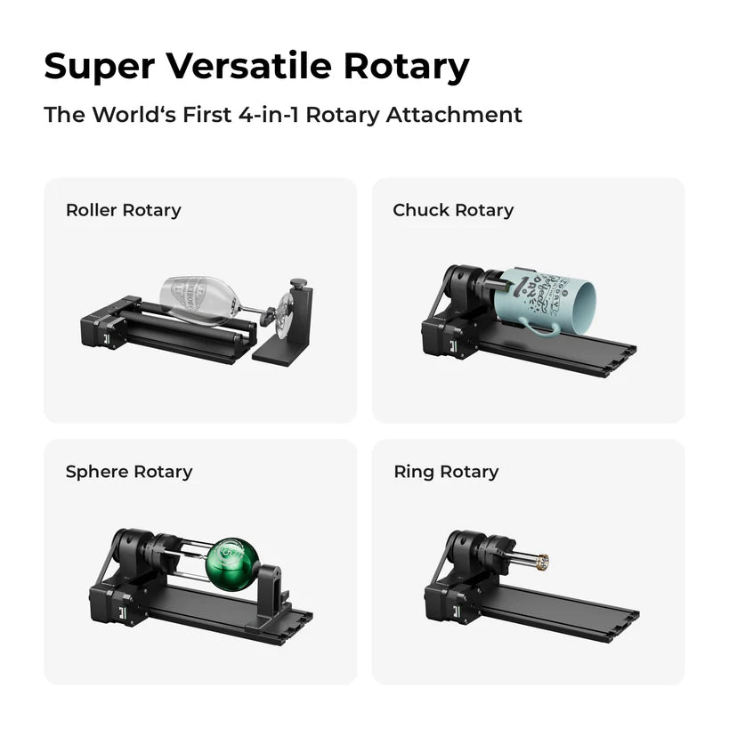 xTool Laser Engraver and Cutter Versatile Rotary