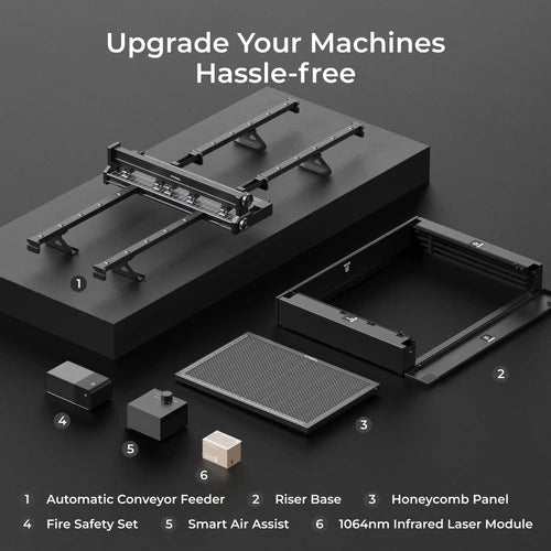 xTool S1 Enclosed Diode Laser Engraver and Cutter Upgrades